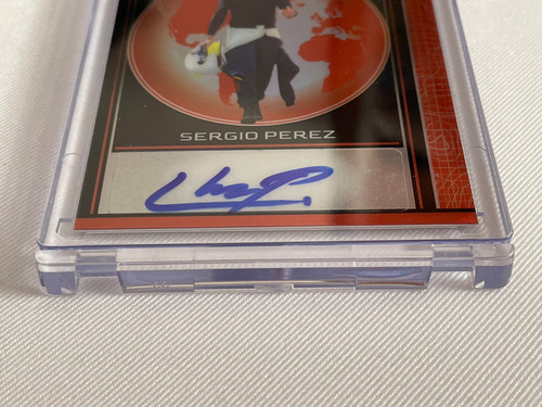 Autografo De Sergio Checo Perez Tarjeta Autografiada 5 De 6 (Usado)