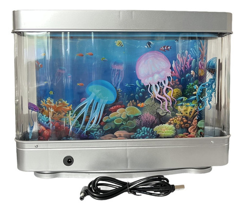 . Luz Led Nocturna For Acuario Falso, Pecera Artificial,