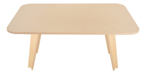 Comedor Infantil Mesa Rectangular Con Cuatro Sillas Abedul