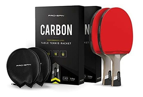 Pro-spin - Paleta De Ping Pong Con Fibra De Carbono | Hoja D