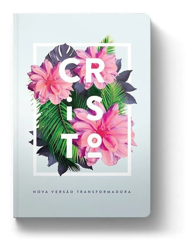Biblia Nvt 960 Flores Tropicais Cristo - Letra Normal