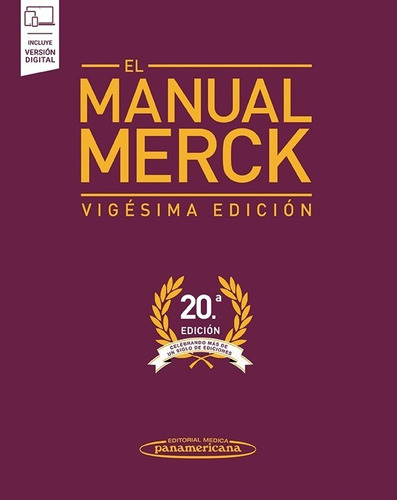 El Manual Merck 20 Edición Y Original