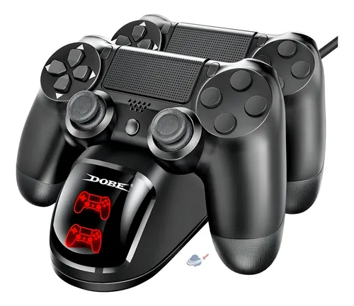 comprar Base Carregador Dobe ps4 SLIN u002FPRO Cor Preto Duplo Dock Charge Controle Ps4 T