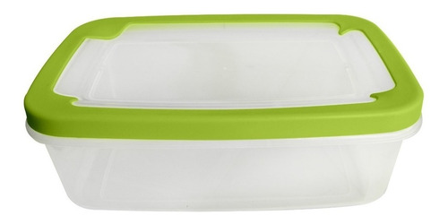 Set De 5 Recipientes Herméticos De 1.6 L Práctico Sellador