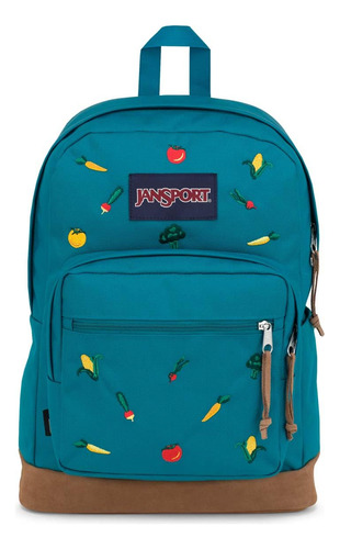 Mochila Jansport Right Pack Expressions Con Verduras Bordada