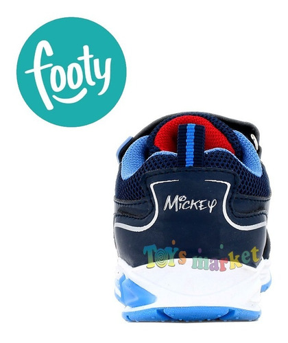 Imagen 5 de 10 de Zapatillas Con Luces Led Footy Disney Mickey Minnie Frozen