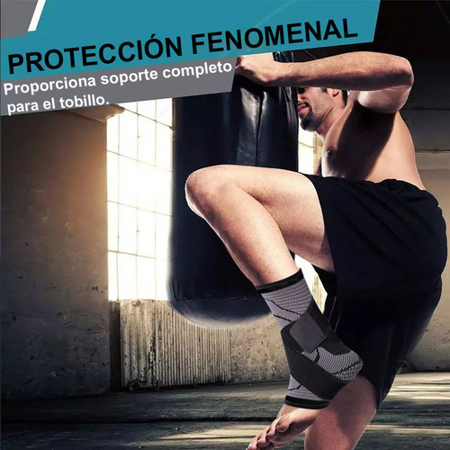 Tobillera Deportiva Compresión Doble Soporte Lesión Gym 2pcs