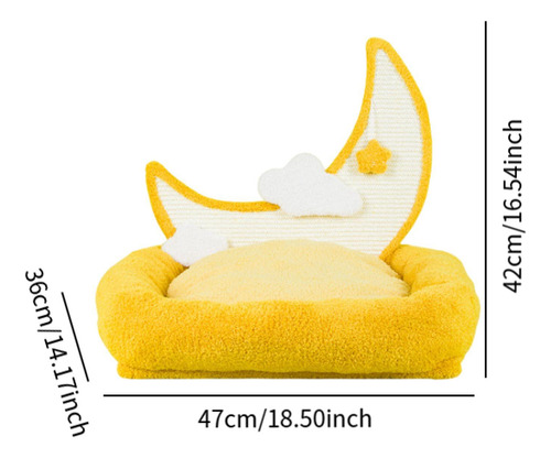 Cama Para Gatos De Interior Cama Para Perros S Amarillo