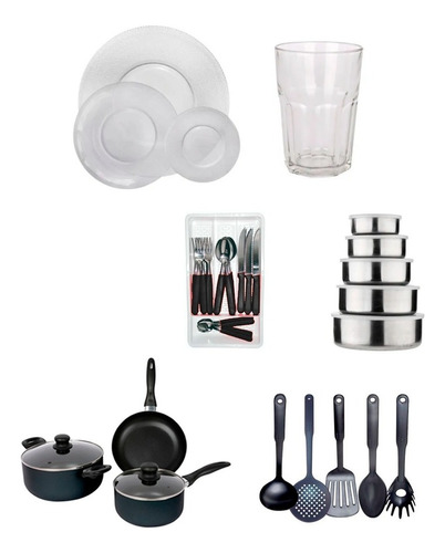 Set Juego Vajilla Completo 95 Pzs Bateria Cocina Kit Pack