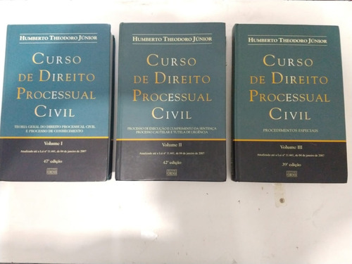 Curso De Direito Processual Civil - 3 Volumes