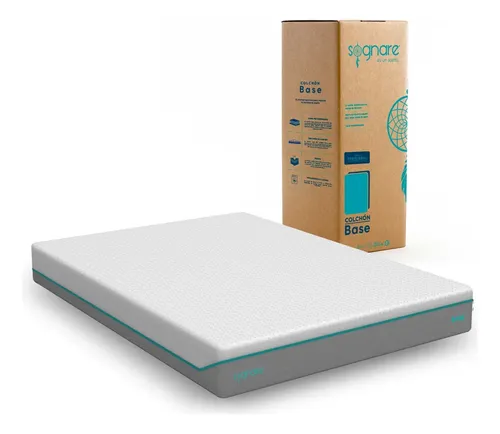 Sognare® Colchón Individual Firmeza Media-suave - Línea Base Color Blanco