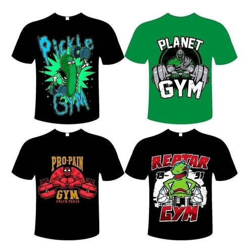 Plantillas Sublimación Remeras Vectores - Gimnasio Power Gym