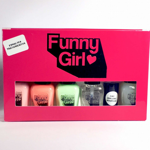 Pack X 6 Esmaltes Tratamiento Funny Girl 