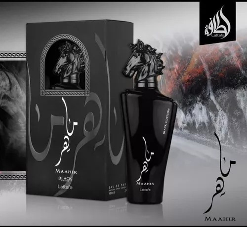 Perfume Maahir Black Lattafa 100ml -eau De Parfum 