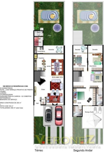 Casa Em Guarujá Com 3 Dormitórios - Vz1511