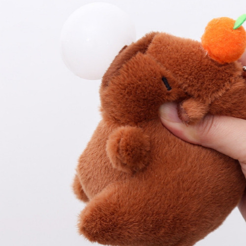 Llaveros De Peluche Con Forma De Capibara Para Niños, 4 Unid