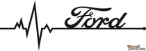 Comprar Calco Ford En Mi Sangre 20 X 7 Cm - Graficastuning 