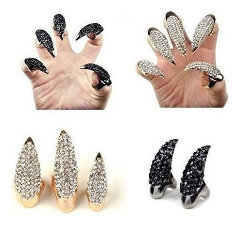 Juego De Uñas Con Garra For Disfraz De Halloween De 10
