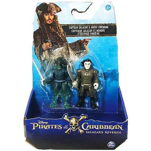 Piratas Del Caribe Figuras Capitan Salazar X 2 Mundo 303532