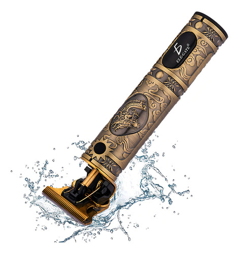 Maquina De Cortar Cabello Perfiladora Cortadora Ele-gate Color Dorado Ele-Gate