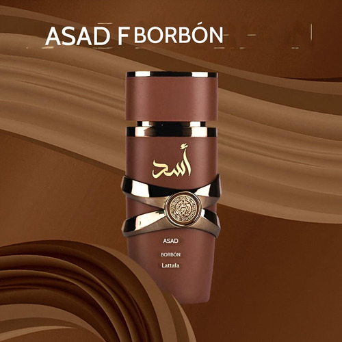 E Lattafa Asad Bourbon For Unisex Eau De Parfum Spray 2pcs