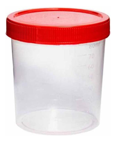 Coletor Esteril Sem Pá Kit 40 Uni (80 Ml)