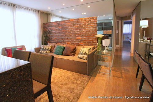 Imagem 20 de 30 de Apartamento Com 2 Dormitórios À Venda Com 90.48m² Por R$ 418.000,00 No Bairro Santo Inácio - Curitiba / Pr - M2si-bwpr2