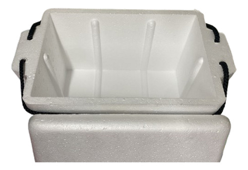 5 Pz Hielera Bca De Unicel 4.5 Lts Contenedor Termico No.753