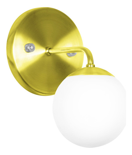 Arandela Orby Bolinha Dourado 110V/220V