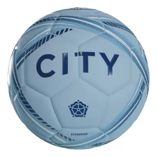 Balón de fútbol unisex Manchester City Stadiums 24, color azul celé