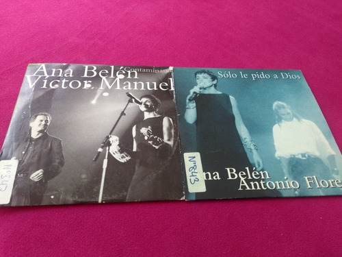 Ana Belen - Mucho Más Que Dos. Pack De 2 Cd-singles Importad