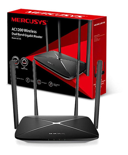 Router Mercusys AC12G V1 negro 110V/220V