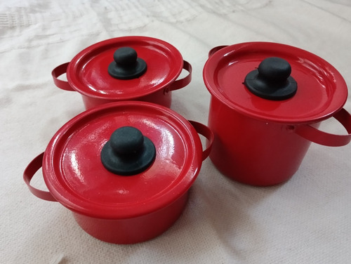 Caneca. Kit De 3 Panelinha 300 Ml Aluminio Leve