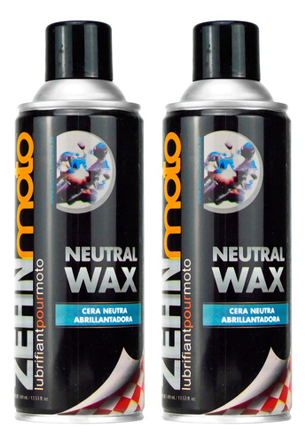 Cera Abrillantadora Neutra En Aerosol Zehnmoto 400ml (2 Pzs)