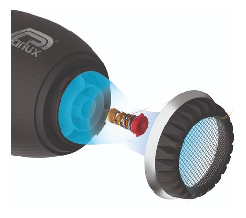 Secador de pelo Parlux Alyon Air Ionizer Tech negro 220V
