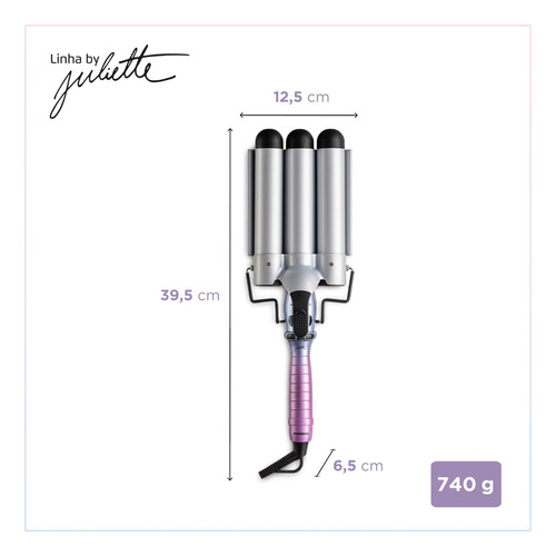 Modelador de Cachos Triondas By Juliette Mondial 180W Bivolt MCT-JU-03