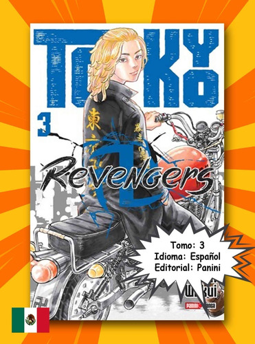 Tokyo Revengers Vol 3 Editorial Panini Manga Idioma Latino