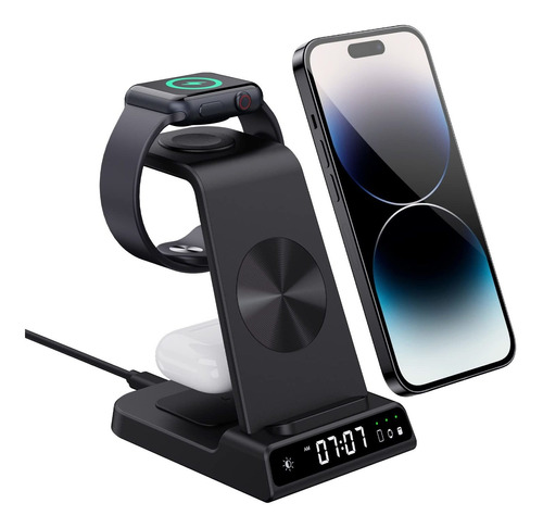 Wireless Charging Station For Apple Multiple Devices With Di