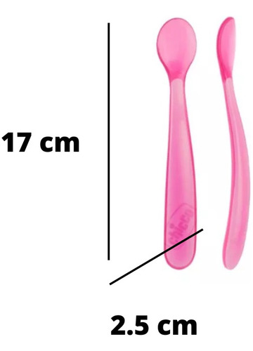Imagen 3 de 6 de Cuchara Blanda Silicona Bebe 6m+ Softly Spoon X2 Chicco