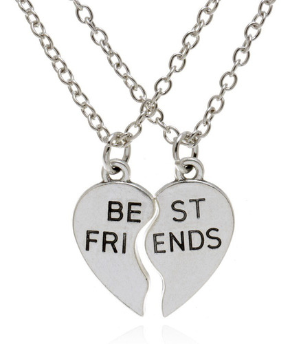 Collares Mejores Amigos Amigas Dije Mejores Amigos Best Friends Dije Corazón Regalo Para Mejores Amigos Amigas Collares 