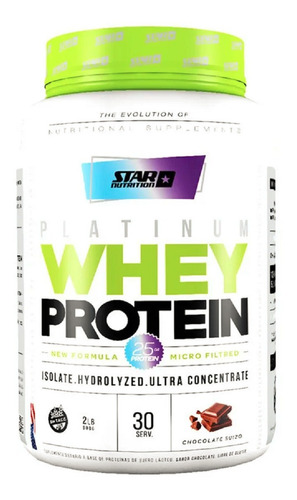 Proteina Whey Star Nutrition 2 Lb Chocolate  