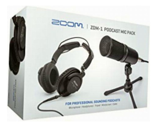 Zoom Zdm-1 Podcast Mic Pack, Podcast, Micrófono Dinámico