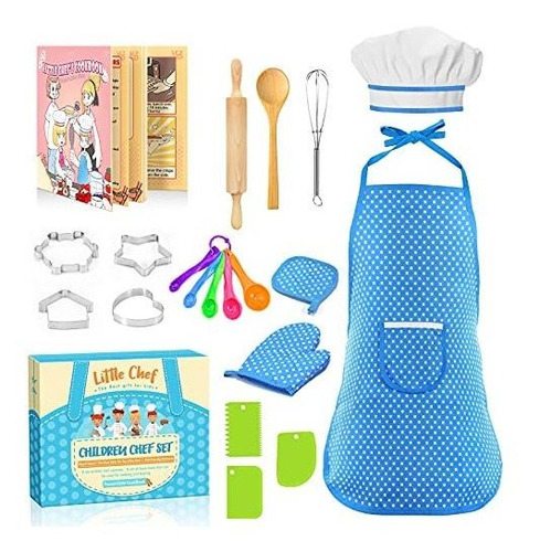 Toyze Apron For Kids Cooking Toys For 3-12 Year Old 1tvxm