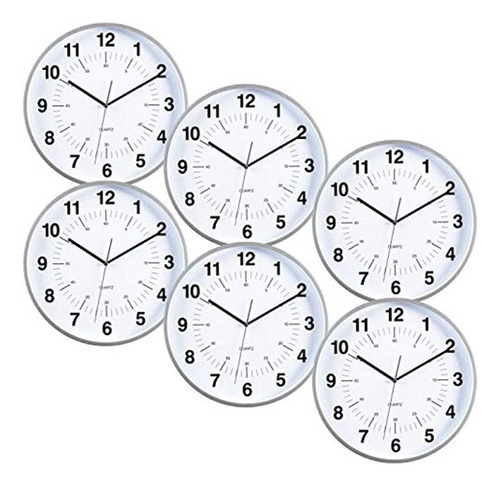 Relojes De Pared Contemporaneos Kieragrace, Juego De 6, Pla