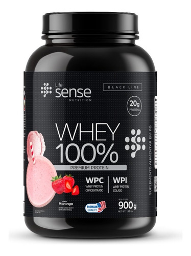 100% Whey Protein Pote 900gr - Life Sense Nutrition