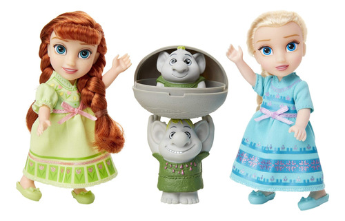 Frozen Muñecas Petite Anna & Elsa Con Juego De Regalo De T.