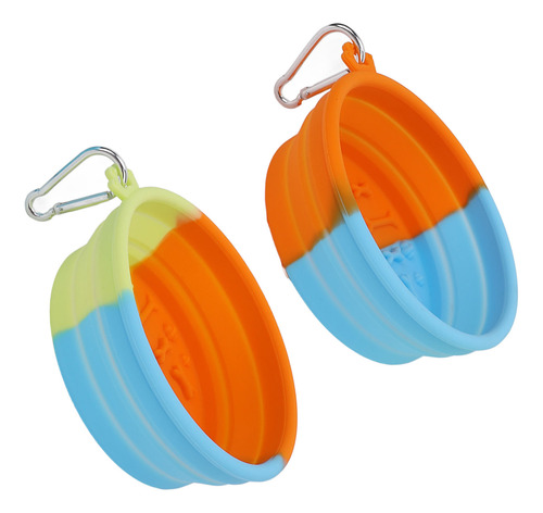 Cuenco De Silicona Para Perros, 2 Unidades, Plegable, Multiu