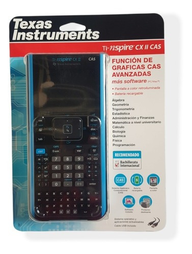 Calculadora Graficadora Texas Instruments Tl Nspire Cx-llcas