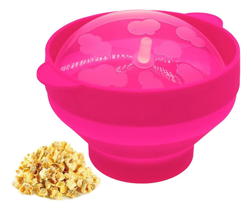 Ll Tazón Palomitas Maíz Para Microondas Tazón Silicona