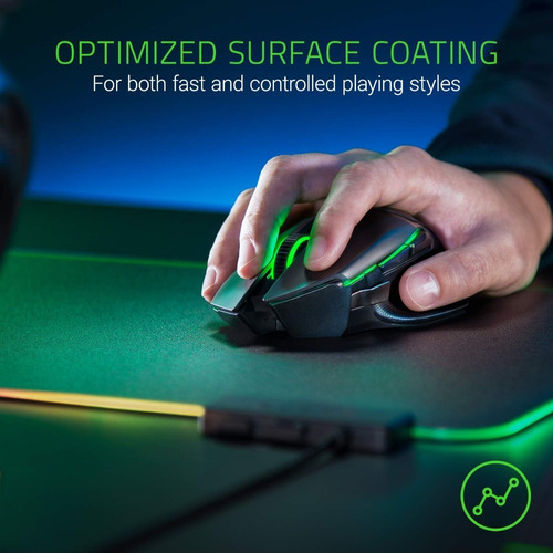 Imagen 3 de 7 de Mousepad Gamer Razer Firefly V2 Iluminación Chroma Rgb 35x25